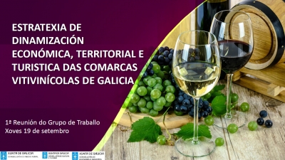 1ª Reunión do grupo de traballo da Estratexia de dinamización económica, territorial e turística das comarcas vitivinícolas de Galicia
