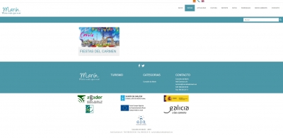 Desenvolvemento web &amp; app turismo de Marín